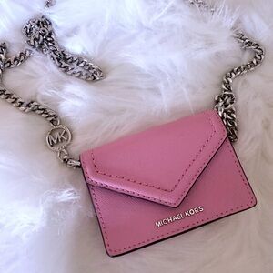 Michael Kors Pink Mini Crossbody Bag